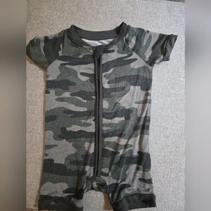 Little Sleepies Boys Camo Romper